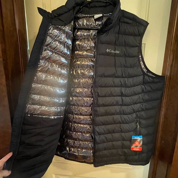 Columbia Men’s Powder Lite Puffy Vest Black Size 2XT - Picture 3 of 9